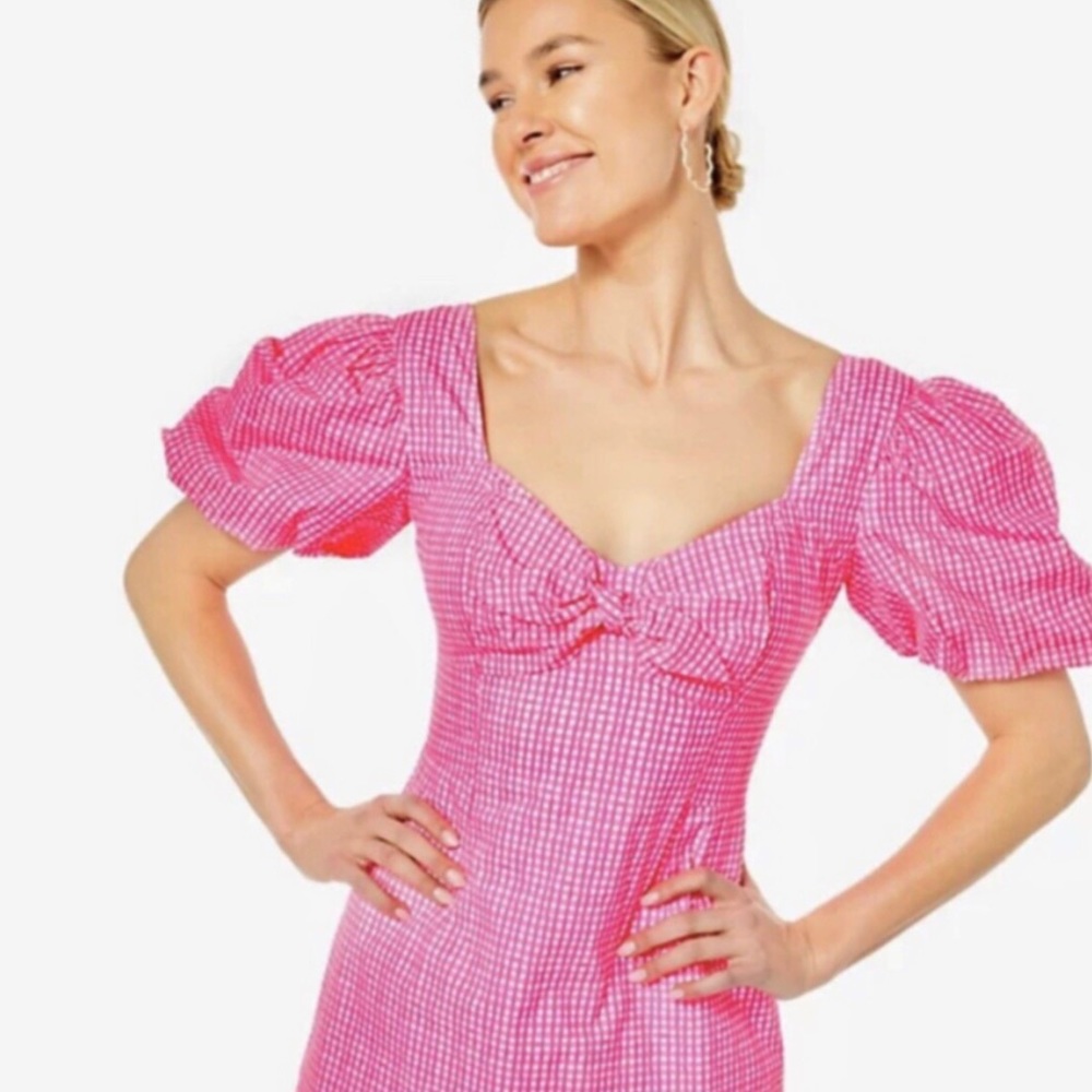 🆕 NWT Lilly Pulitzer ROMPER Nilany Pink Isle Alon - Picture 7 of 14